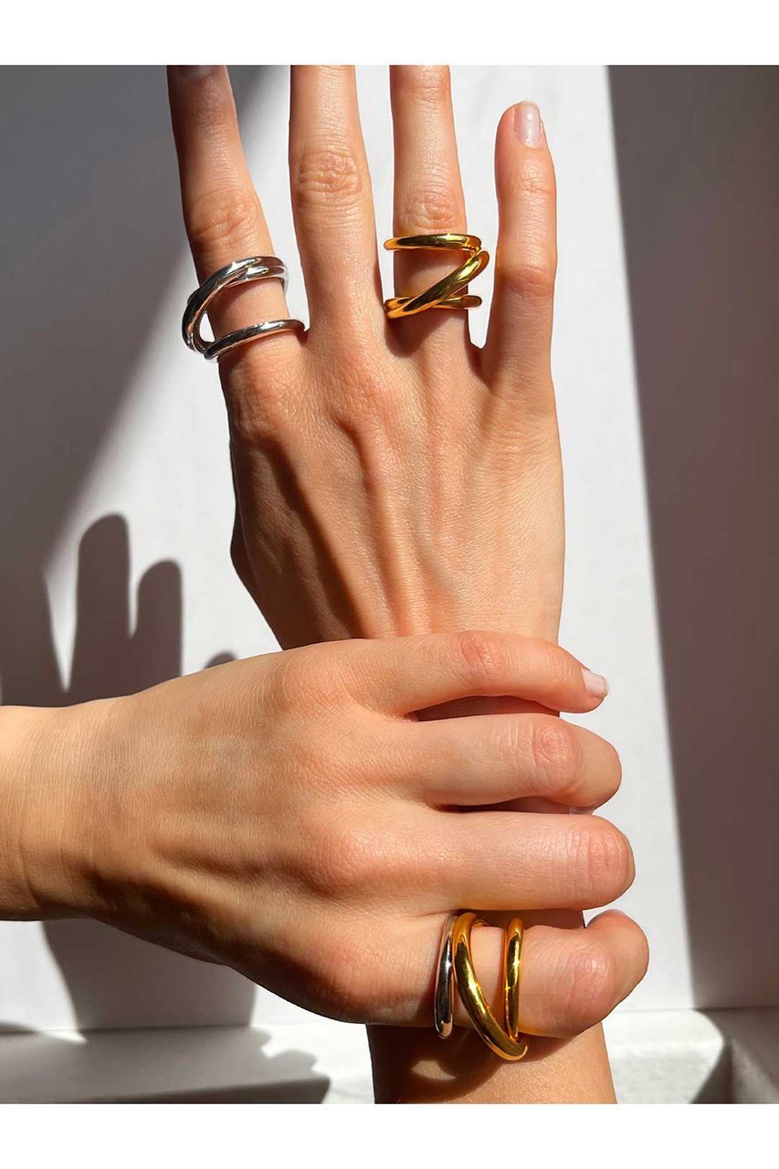 【エスケーパーズ アナザーワールド/ESCAPERS AN OTHER WORLD】の【Charlotte Chesnais】BAGUE TRIPLET リング 人気、トレンドファッション・服の通販 founy(ファニー) ファッション Fashion レディースファッション Fashion for Women ジュエリー Jewelry, Accessories フォルム Silhouette, Form モダン Modern, Contemporary 新作・新入荷 New Arrivals / New In other-2|ID: prp329100004764662 ipo3291000000034494491