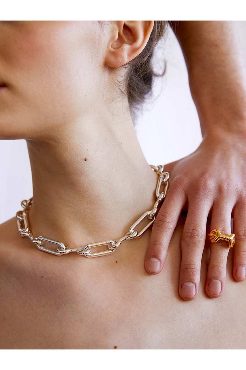 【エスケーパーズ アナザーワールド/ESCAPERS AN OTHER WORLD】の【Charlotte Chesnais】ORIGINAL BINARY CHAIN - SHORT ネックレス 人気、トレンドファッション・服の通販 founy(ファニー) ファッション Fashion レディースファッション Fashion for Women ジュエリー Jewelry ネックレス Necklaces & Pendants なめらか Smooth, Silky Texture シンプル Simple, Minimal チェーン Chain, Chain Strap ネックレス Necklace, Pendant Necklace モダン Modern, Contemporary 新作・新入荷 New Arrivals / New In other-2|ID: prp329100004764663 ipo3291000000034494498