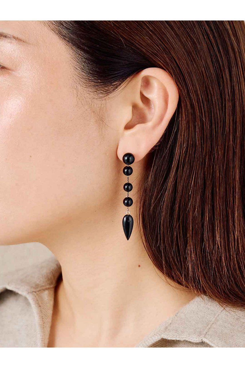 【エスケーパーズ アナザーワールド/ESCAPERS AN OTHER WORLD】の【SOPHIE BUHAI】Small Phoenician ピアス(オニキス) 人気、トレンドファッション・服の通販 founy(ファニー) ファッション Fashion レディースファッション Fashion for Women ジュエリー Jewelry ファッションリング Fashion Rings イヤリング・フープ・ドロップタイプ Hoop, Drop & Clip Earrings イヤリング Earrings シルバー Silver, Metallic Silver チェーン Chain, Chain Strap ドロップ Drop Shoulder, Dropped Style ハンド Hand, Handmade モダン Modern, Contemporary ラグジュアリー Luxury, Elegant 新作・新入荷 New Arrivals / New In other-2|ID: prp329100004764684 ipo3291000000034494622