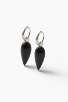【エスケーパーズ アナザーワールド/ESCAPERS AN OTHER WORLD】の【SOPHIE BUHAI】Tiny Spear Hoops ピアス(オニキス) ブラック|ID:prp329100004764685