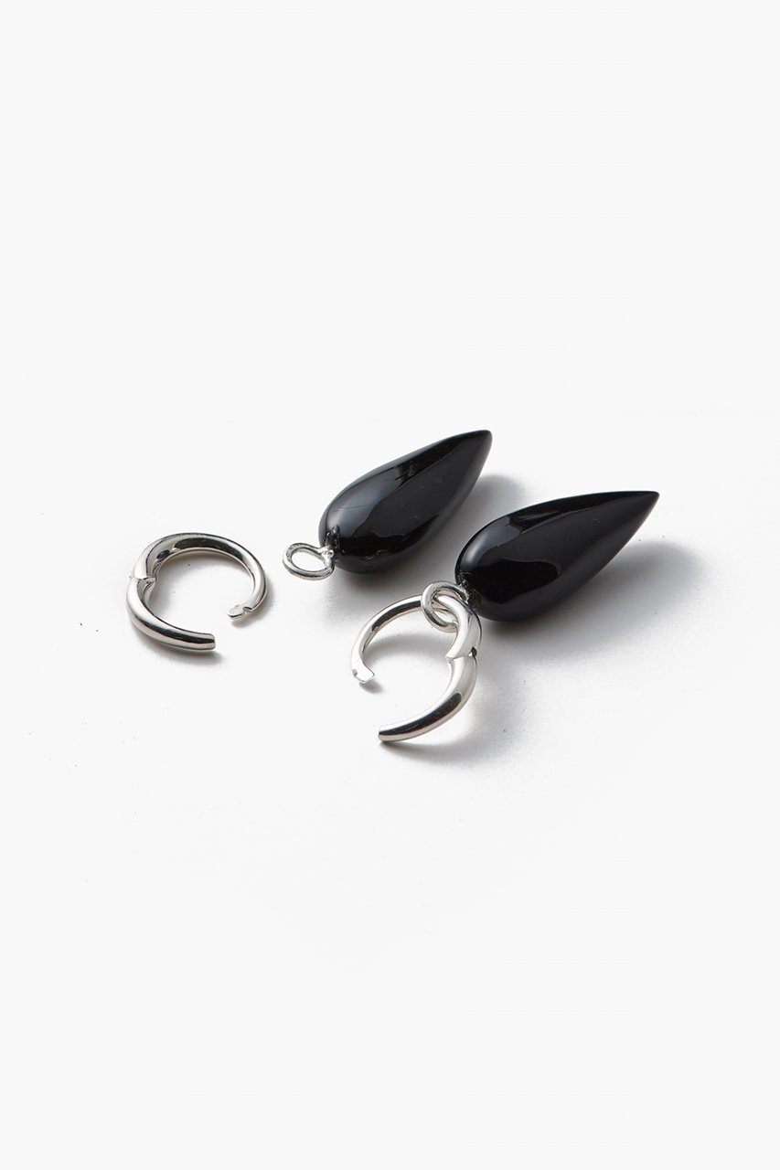 【エスケーパーズ アナザーワールド/ESCAPERS AN OTHER WORLD】の【SOPHIE BUHAI】Tiny Spear Hoops ピアス(オニキス) 人気、トレンドファッション・服の通販 founy(ファニー) ファッション Fashion レディースファッション Fashion for Women ジュエリー Jewelry ファッションリング Fashion Rings イヤリング・フープ・ドロップタイプ Hoop, Drop & Clip Earrings イヤリング Earrings エレガント 上品 Elegant シルバー Silver, Metallic Silver シンプル Simple, Minimal ドロップ Drop Shoulder, Dropped Style ハンド Hand, Handmade フープ Hoop, Hoop Earrings 新作・新入荷 New Arrivals / New In other-4|ID: prp329100004764685 ipo3291000000034494630