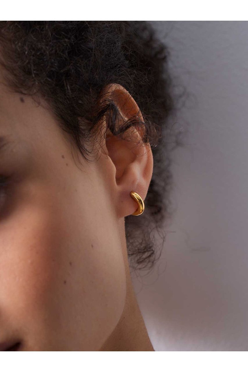 【エスケーパーズ アナザーワールド/ESCAPERS AN OTHER WORLD】の【SOPHIE BUHAI】Gold Tiny Bagel Hoops ピアス 人気、トレンドファッション・服の通販 founy(ファニー) 　ファッション　Fashion　レディースファッション　Fashion for Women　ジュエリー　Jewelry　ファッションリング　Fashion Rings　イヤリング・フープ・ドロップタイプ　Hoop, Drop & Clip Earrings　イヤリング　Earrings　フォルム　Silhouette, Form　フープ　Hoop, Hoop Earrings　新作・新入荷　New Arrivals / New In　other-2|ID: prp329100004764706 ipo3291000000034494770