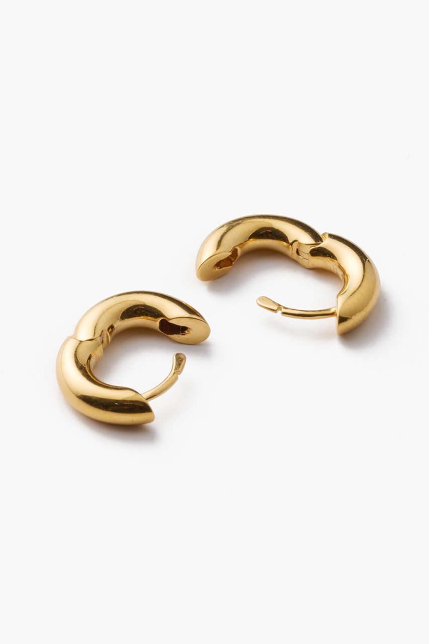 【エスケーパーズ アナザーワールド/ESCAPERS AN OTHER WORLD】の【SOPHIE BUHAI】Gold Tiny Bagel Hoops ピアス 人気、トレンドファッション・服の通販 founy(ファニー) 　ファッション　Fashion　レディースファッション　Fashion for Women　ジュエリー　Jewelry　ファッションリング　Fashion Rings　イヤリング・フープ・ドロップタイプ　Hoop, Drop & Clip Earrings　イヤリング　Earrings　フォルム　Silhouette, Form　フープ　Hoop, Hoop Earrings　新作・新入荷　New Arrivals / New In　other-3|ID: prp329100004764706 ipo3291000000034494772