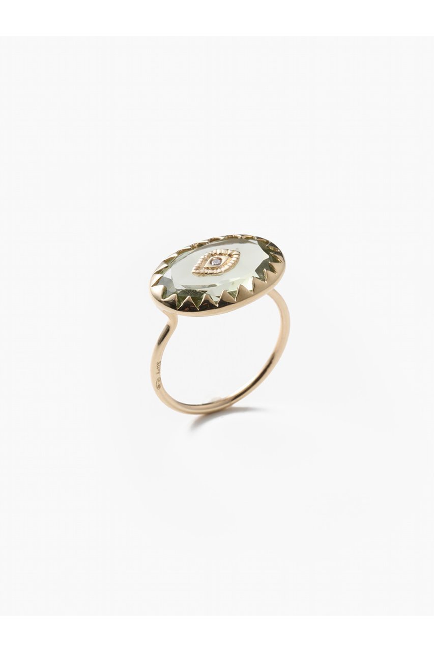 【エスケーパーズ アナザーワールド/ESCAPERS AN OTHER WORLD】の【Pascale Monvoisin】SOUAD リング(グリーンアメジスト) インテリア・キッズ・メンズ・レディースファッション・服の通販 founy(ファニー) 　ファッション　Fashion　レディースファッション　Fashion for Women　エレガント 上品　Elegant　ジュエリー　Jewelry, Accessories　ストーン　Stone, Gem-Like　新作・新入荷　New Arrivals / New In　イエローゴールド|ID: prp329100004764714 ipo3291000000034494820