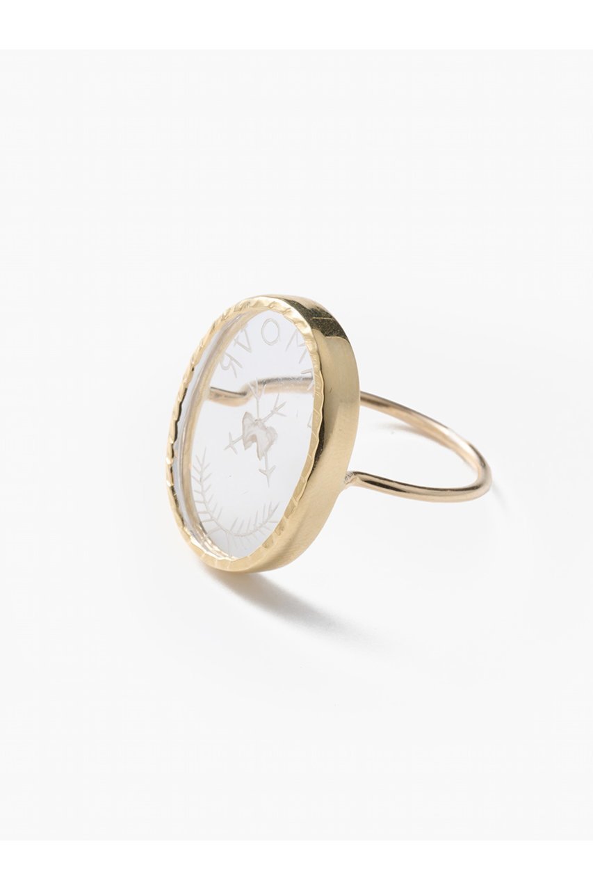 【エスケーパーズ アナザーワールド/ESCAPERS AN OTHER WORLD】の【Pascale Monvoisin】L AMOUR リング(クリスタル) 人気、トレンドファッション・服の通販 founy(ファニー) ファッション Fashion レディースファッション Fashion for Women クリスタル Crystal, Swarovski 新作・新入荷 New Arrivals / New In other-3|ID: prp329100004764723 ipo3291000000034494887