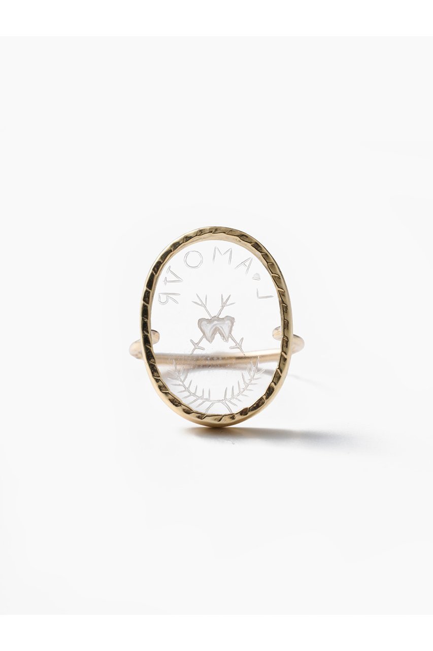 【エスケーパーズ アナザーワールド/ESCAPERS AN OTHER WORLD】の【Pascale Monvoisin】L AMOUR リング(クリスタル) 人気、トレンドファッション・服の通販 founy(ファニー) ファッション Fashion レディースファッション Fashion for Women クリスタル Crystal, Swarovski 新作・新入荷 New Arrivals / New In other-5|ID: prp329100004764723 ipo3291000000034494889