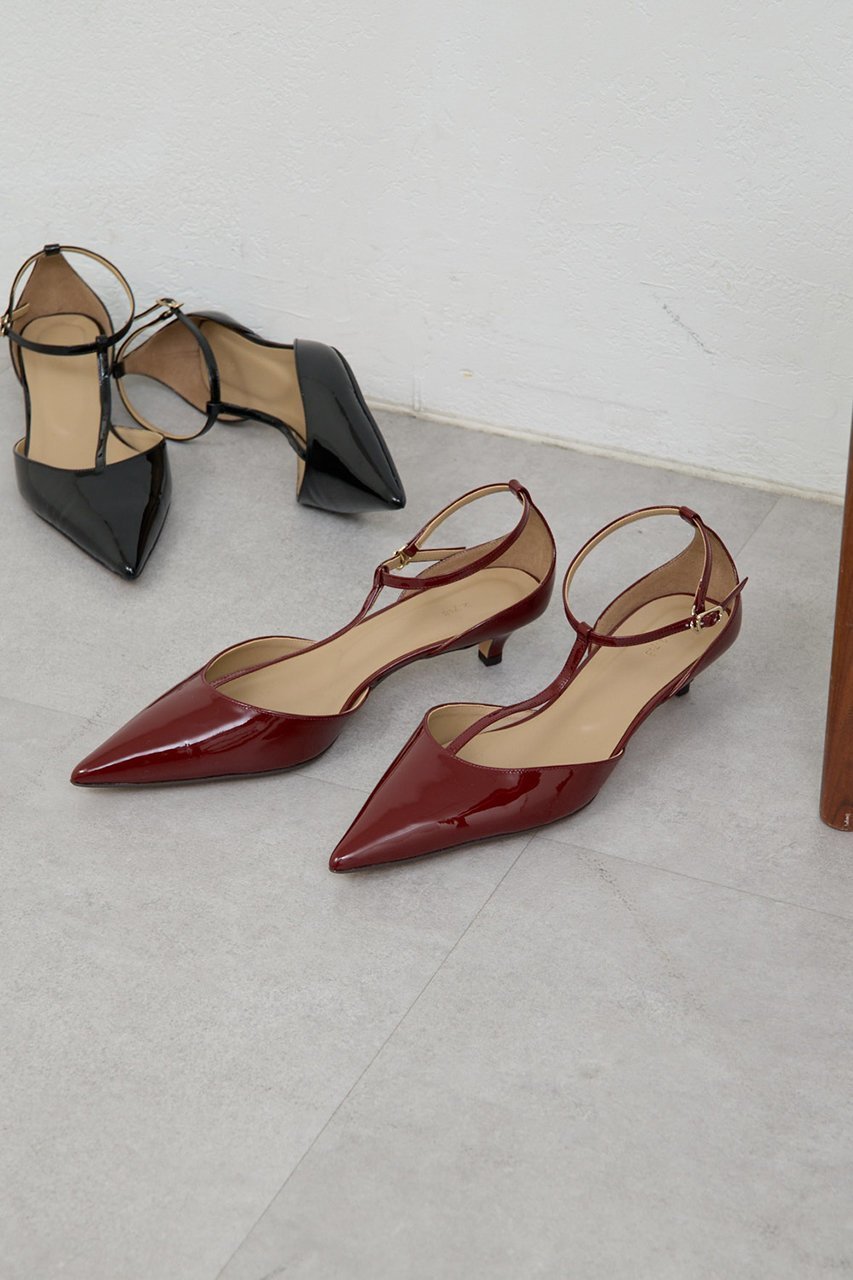 【ガリャルダガランテ/GALLARDAGALANTE】の【2.718】Tストラップパンプス インテリア・キッズ・メンズ・レディースファッション・服の通販 founy(ファニー) ファッション Fashion レディースファッション Fashion for Women ストラップパンプス Strap Pumps, Strappy Heels ラップ Wrap, Wrap Design エレガント 上品 Elegant 新作・新入荷 New Arrivals / New In 楽ちん Easy Fit, Comfortable ボルドー|ID: prp329100004764727 ipo3291000000034494917