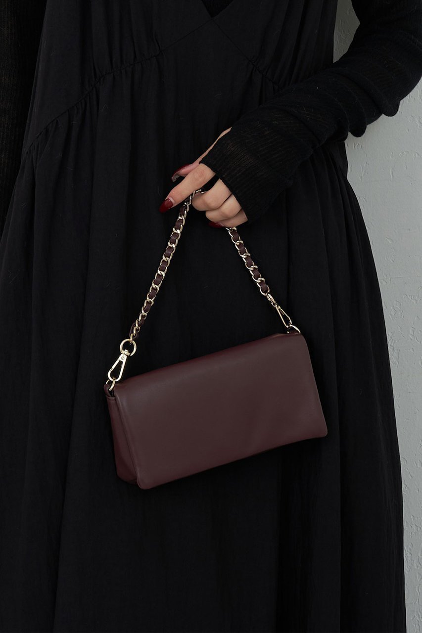 【ガリャルダガランテ/GALLARDAGALANTE】の【2.718】3wayソフトMINIショルダー インテリア・キッズ・メンズ・レディースファッション・服の通販 founy(ファニー) 　ファッション　Fashion　レディースファッション　Fashion for Women　バッグ　Bags　おすすめ　Recommended / Our Picks　ショルダー　Shoulder, Shoulder Strap　チェーン　Chain, Chain Strap　チャーム　Charm, Pendant　ハンド　Hand, Handmade　エレガント 上品　Elegant　再入荷　Restock / Back in Stock　ボルドー|ID: prp329100004764728 ipo3291000000035485337