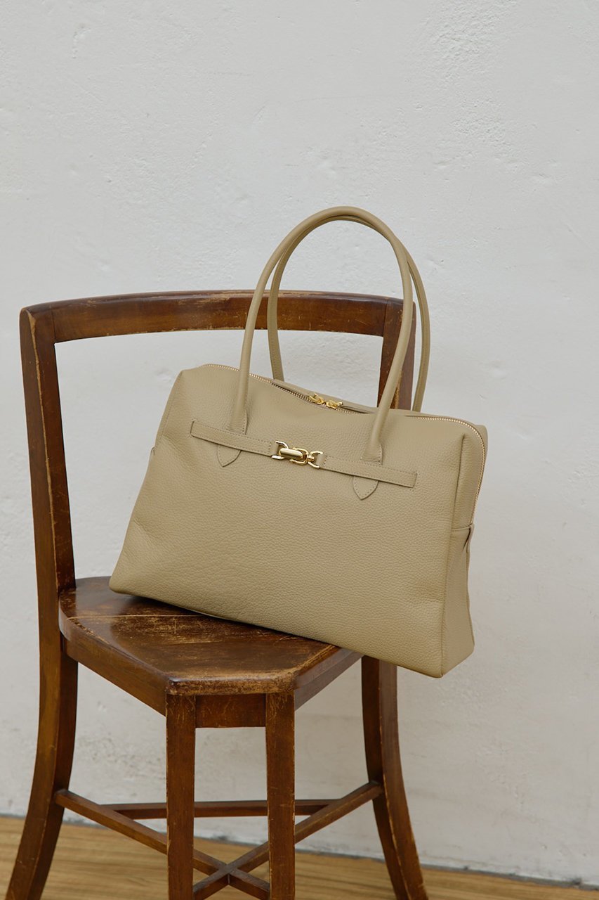 【ガリャルダガランテ/GALLARDAGALANTE】の【2.718】バックルボストンバッグ インテリア・キッズ・メンズ・レディースファッション・服の通販 founy(ファニー) 　ファッション　Fashion　レディースファッション　Fashion for Women　バッグ　Bags　ボストンバッグ　Boston Bag, Retro Bag　ワンポイント　One Point, Statement Accent　エレガント 上品　Elegant　新作・新入荷　New Arrivals / New In　ベージュ|ID: prp329100004764732 ipo3291000000034494948