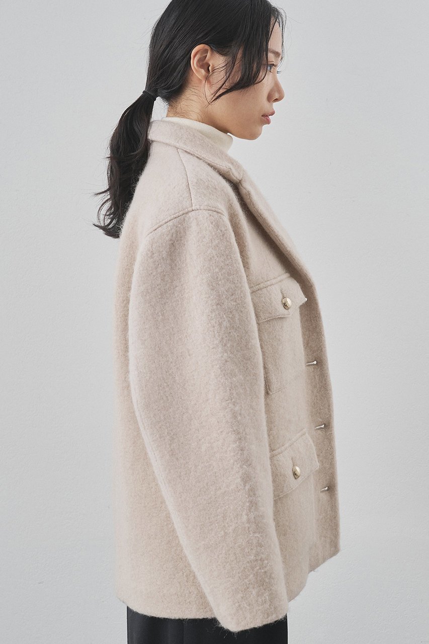 【ウィムガゼット/Whim Gazette】のシャギーサファリジャケット 人気、トレンドファッション・服の通販 founy(ファニー) ファッション Fashion レディースファッション Fashion for Women アウター Coat / Outerwear Collection レディースジャケット・軽アウター Jackets ウォーム Warm Fabric エアリー Airy Texture ジャケット Jacket, Outerwear スマート Smart, Elegant メタル Metal, Metal Parts ラグジュアリー Luxury, Elegant ループ Loop, Loop Knit 新作・新入荷 New Arrivals / New In other-3|ID: prp329100004764743 ipo3291000000034495044