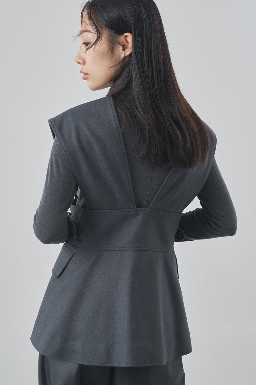 【ウィムガゼット/Whim Gazette】のメルトンベスト 人気、トレンドファッション・服の通販 founy(ファニー) ファッション Fashion レディースファッション Fashion for Women アウター Coat / Outerwear Collection レディースジャケット・軽アウター Jackets クール Cool, Chic ジャケット Jacket, Outerwear フラップ Flap, Flap Pocket ベスト Vest, Waistcoat メルトン Melton, Heavy Wool 新作・新入荷 New Arrivals / New In other-3|ID: prp329100004764744 ipo3291000000034495053