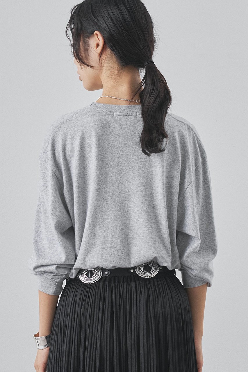 【ウィムガゼット/Whim Gazette】のBIGロゴ ロンTEE 人気、トレンドファッション・服の通販 founy(ファニー) 　ファッション　Fashion　レディースファッション　Fashion for Women　トップス・カットソー　Cut & Sew Tops　シャツ・ブラウス・オフィスカジュアル　Elegant Blouses & Button-Ups　ロングTシャツ・Tシャツ　Longline T-Shirts & Tees　カットソー・ベーシックTシャツ　Cut-and-Sewn Tops / Stretch Tees & Basics　カットソー　Cut and Sewn Top　スリーブ　Sleeve, Long Sleeve / Short Sleeve　プリント　Print, Printed Pattern　ボトム　Bottoms, Lower Wear　リラックス　Relax, Relaxed Fit　ロング　Long, Long-Length　定番　Standard, Basic Item　新作・新入荷　New Arrivals / New In　other-2|ID: prp329100004764746 ipo3291000000034495071