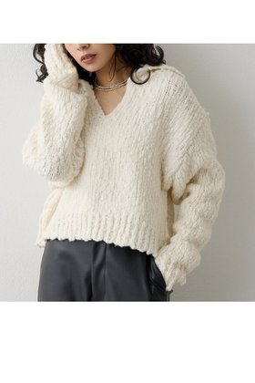 【ウィムガゼット/Whim Gazette】 ローゲージスキッパープルオーバー人気、トレンドファッション・服の通販 founy(ファニー) ファッション Fashion レディースファッション Fashion for Women トップス・カットソー Cut & Sew Tops ニット Knit Tops & Sweaters カジュアルプルオーバー・ニットトップス Pullovers & Knit Tops / Casual Pullovers スキッパー Skipper, Open Collar バランス Balance, Style Balance ボトム Bottoms, Lower Wear 新作・新入荷 New Arrivals / New In A/W・秋冬 Autumn/Winter |ID:prp329100004764747