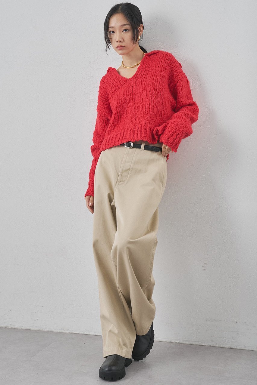 【ウィムガゼット/Whim Gazette】のローゲージスキッパープルオーバー 人気、トレンドファッション・服の通販 founy(ファニー) ファッション Fashion レディースファッション Fashion for Women トップス・カットソー Cut & Sew Tops ニット Knit Tops & Sweaters カジュアルプルオーバー・ニットトップス Pullovers & Knit Tops / Casual Pullovers スキッパー Skipper, Open Collar バランス Balance, Style Balance ボトム Bottoms, Lower Wear 新作・新入荷 New Arrivals / New In A/W・秋冬 Autumn/Winter other-4|ID: prp329100004764747 ipo3291000000034495082