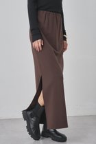 【ウィムガゼット/Whim Gazette】のストレッチジャージスカート 人気、トレンドファッション・服の通販 founy(ファニー) ファッション Fashion レディースファッション Fashion for Women スカート Skirts ロングスカート Long Skirts / Maxi & Midi Skirts オレンジ Orange ギャザー Gathered, Ruffled シンプル Simple, Minimal ストレッチ Stretch, Stretchy Fabric スリット Slit, Slit Detail ベーシック Basic, Essential ロング Long, Long-Length エレガント 上品 Elegant 新作・新入荷 New Arrivals / New In thumbnail ブラウン|ID: prp329100004764748 ipo3291000000034495088