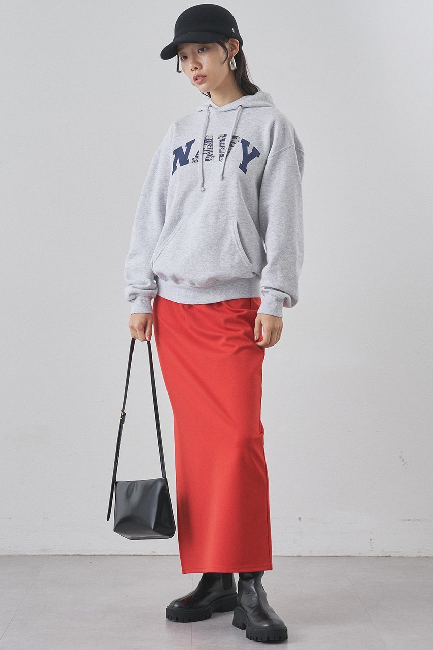 【ウィムガゼット/Whim Gazette】のストレッチジャージスカート 人気、トレンドファッション・服の通販 founy(ファニー) 　ファッション　Fashion　レディースファッション　Fashion for Women　スカート　Skirts　ロングスカート　Long Skirts / Maxi & Midi Skirts　オレンジ　Orange　ギャザー　Gathered, Ruffled　シンプル　Simple, Minimal　ストレッチ　Stretch, Stretchy Fabric　スリット　Slit, Slit Detail　ベーシック　Basic, Essential　ロング　Long, Long-Length　エレガント 上品　Elegant　other-2|ID: prp329100004764748 ipo3291000000035359898