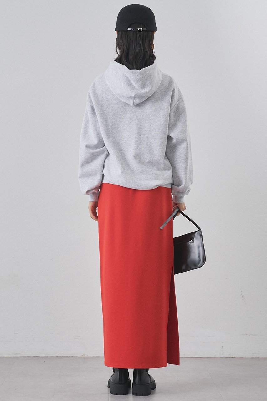 【ウィムガゼット/Whim Gazette】のストレッチジャージスカート 人気、トレンドファッション・服の通販 founy(ファニー) 　ファッション　Fashion　レディースファッション　Fashion for Women　スカート　Skirts　ロングスカート　Long Skirts / Maxi & Midi Skirts　オレンジ　Orange　ギャザー　Gathered, Ruffled　シンプル　Simple, Minimal　ストレッチ　Stretch, Stretchy Fabric　スリット　Slit, Slit Detail　ベーシック　Basic, Essential　ロング　Long, Long-Length　エレガント 上品　Elegant　other-3|ID: prp329100004764748 ipo3291000000035359899