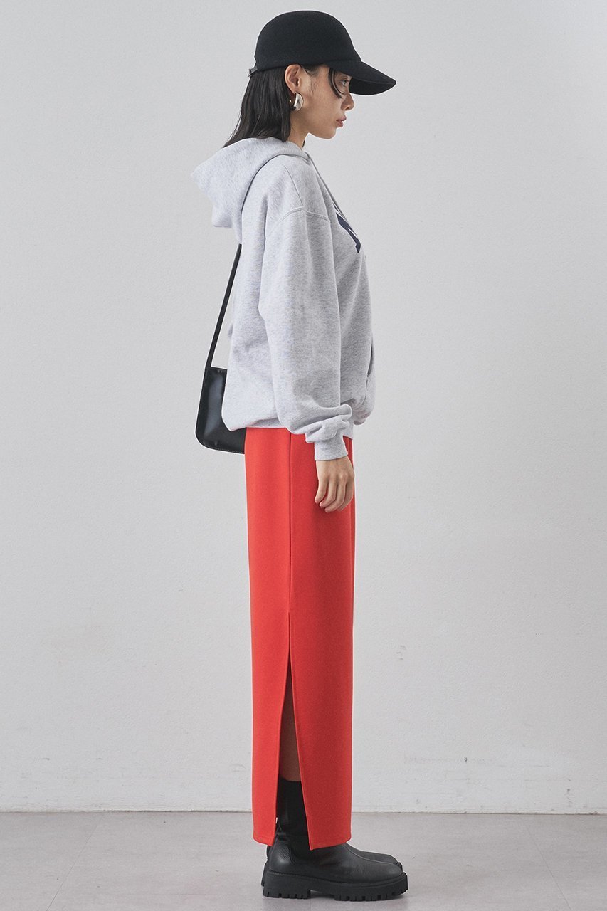 【ウィムガゼット/Whim Gazette】のストレッチジャージスカート 人気、トレンドファッション・服の通販 founy(ファニー) 　ファッション　Fashion　レディースファッション　Fashion for Women　スカート　Skirts　ロングスカート　Long Skirts / Maxi & Midi Skirts　オレンジ　Orange　ギャザー　Gathered, Ruffled　シンプル　Simple, Minimal　ストレッチ　Stretch, Stretchy Fabric　スリット　Slit, Slit Detail　ベーシック　Basic, Essential　ロング　Long, Long-Length　エレガント 上品　Elegant　other-4|ID: prp329100004764748 ipo3291000000035359900