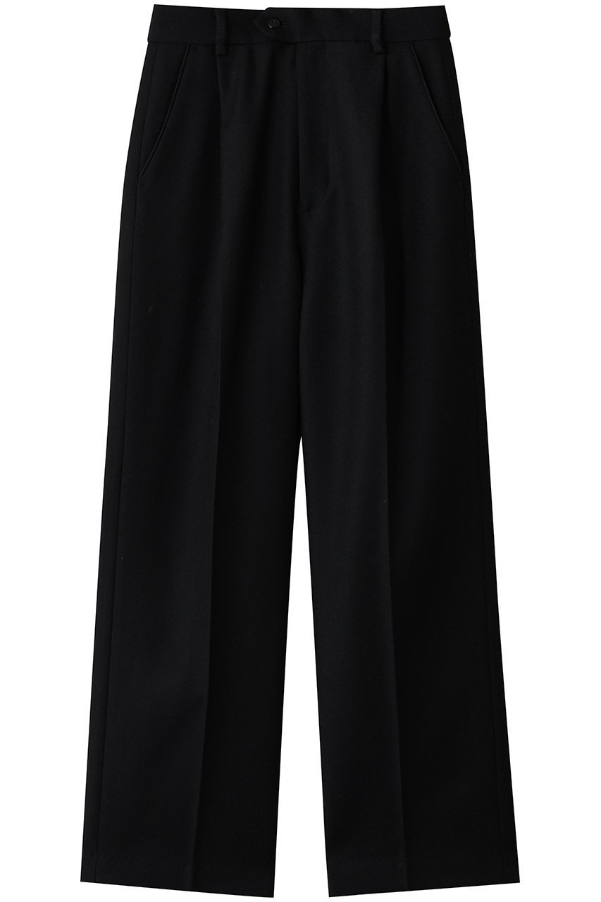 【プレインピープル/PLAIN PEOPLE】のウールボタニークリアテーパードパンツ インテリア・キッズ・メンズ・レディースファッション・服の通販 founy(ファニー) ファッション Fashion レディースファッション Fashion for Women パンツ Pants & Trousers なめらか Smooth, Silky Texture エレガント 上品 Elegant 新作・新入荷 New Arrivals / New In ブラック|ID: prp329100004764750 ipo3291000000034495105