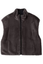 【プレインピープル/PLAIN PEOPLE】のリバーシブルファーベスト 人気、トレンドファッション・服の通販 founy(ファニー) ファッション Fashion レディースファッション Fashion for Women アウター Coat / Outerwear Collection レディースジャケット・軽アウター Jackets なめらか Smooth, Silky Texture インナー Innerwear ジャケット Jacket, Outerwear フォルム Silhouette, Form ベスト Vest, Waistcoat ワイド Wide, Wide Fit 新作・新入荷 New Arrivals / New In thumbnail グレー|ID: prp329100004764753 ipo3291000000034495125