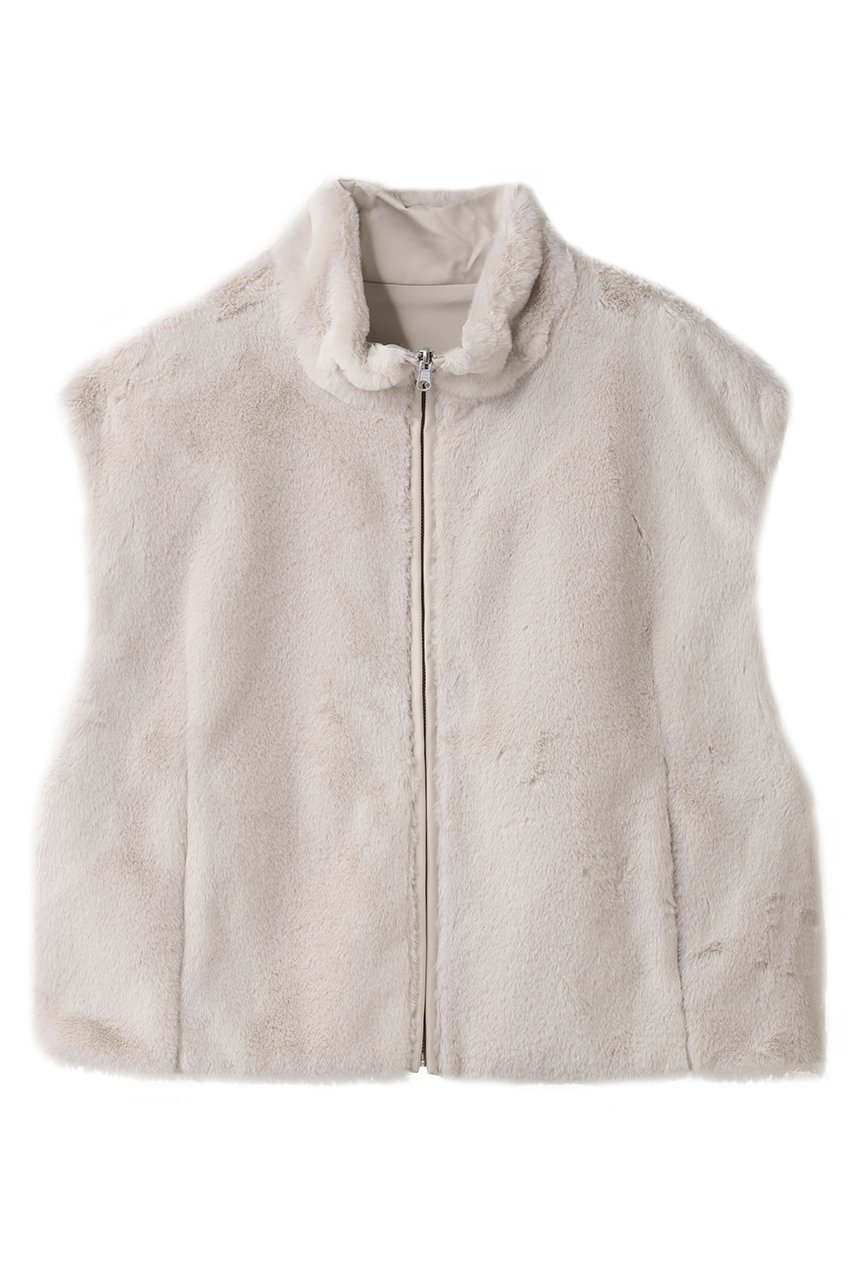 【プレインピープル/PLAIN PEOPLE】のリバーシブルファーベスト 人気、トレンドファッション・服の通販 founy(ファニー) 　ファッション　Fashion　レディースファッション　Fashion for Women　アウター　Coat / Outerwear Collection　レディースジャケット・軽アウター　Jackets　なめらか　Smooth, Silky Texture　インナー　Innerwear　ジャケット　Jacket, Outerwear　フォルム　Silhouette, Form　ベスト　Vest, Waistcoat　ワイド　Wide, Wide Fit　 other-1|ID: prp329100004764753 ipo3291000000035478653