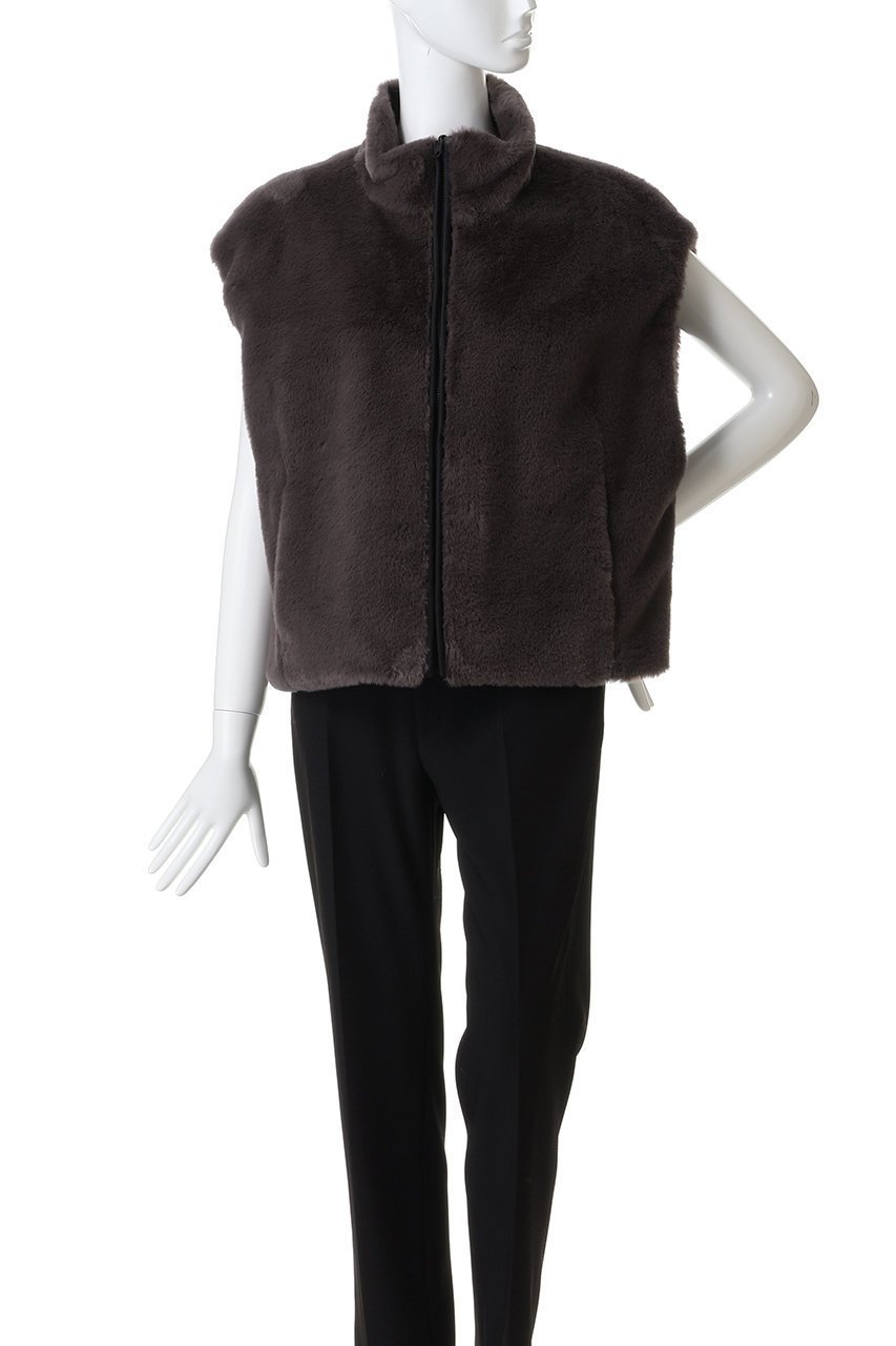 【プレインピープル/PLAIN PEOPLE】のリバーシブルファーベスト 人気、トレンドファッション・服の通販 founy(ファニー) 　ファッション　Fashion　レディースファッション　Fashion for Women　アウター　Coat / Outerwear Collection　レディースジャケット・軽アウター　Jackets　なめらか　Smooth, Silky Texture　インナー　Innerwear　ジャケット　Jacket, Outerwear　フォルム　Silhouette, Form　ベスト　Vest, Waistcoat　ワイド　Wide, Wide Fit　other-2|ID: prp329100004764753 ipo3291000000035478657