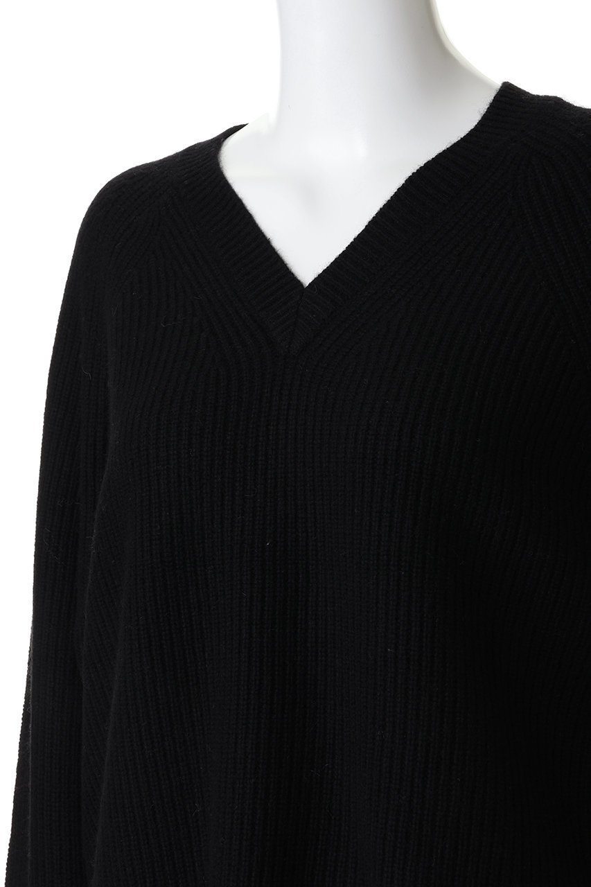 【プルミエ アロンディスモン/1er Arrondissement】のウールナイロン畦Vネックプルオーバー 人気、トレンドファッション・服の通販 founy(ファニー) 　ファッション　Fashion　レディースファッション　Fashion for Women　トップス・カットソー　Cut & Sew Tops　ニット　Knit Tops & Sweaters　カジュアルプルオーバー・ニットトップス　Pullovers & Knit Tops / Casual Pullovers　Vネックトップス　V-Neck Tops / V-Cut Neckline Shirts　シンプル　Simple, Minimal　フォルム　Silhouette, Form　ワイド　Wide, Wide Fit　今季　This Season, Current Season　畦　Ribbed Knit　other-5|ID: prp329100004764758 ipo3291000000035478687
