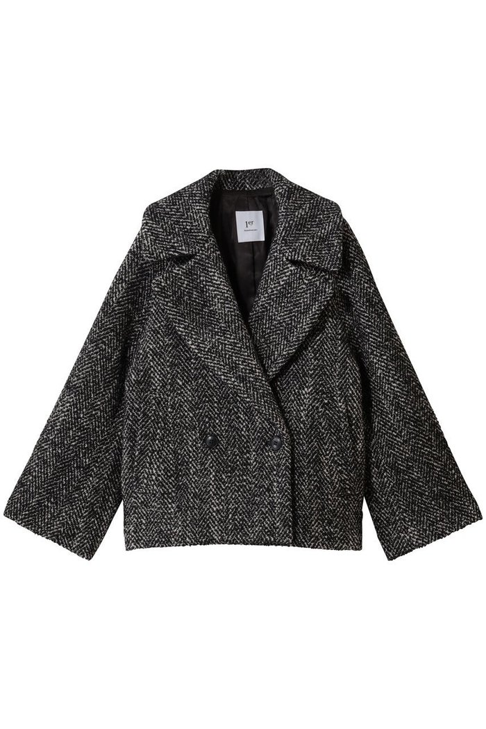 【プルミエ アロンディスモン/1er Arrondissement】のへリンボンラメツイードショートコート インテリア・キッズ・メンズ・レディースファッション・服の通販 founy(ファニー) https://founy.com/ ファッション Fashion レディースファッション Fashion for Women アウター Coat / Outerwear Collection コート・ロングコート・ピーコート Long Coats, Peacoats & More ショート Short, Short Length ツイード Twill, Twill Weave バランス Balance, Style Balance フォルム Silhouette, Form リラックス Relax, Relaxed Fit ワイド Wide, Wide Fit エレガント 上品 Elegant 新作・新入荷 New Arrivals / New In |ID: prp329100004764759 ipo3291000000034495171