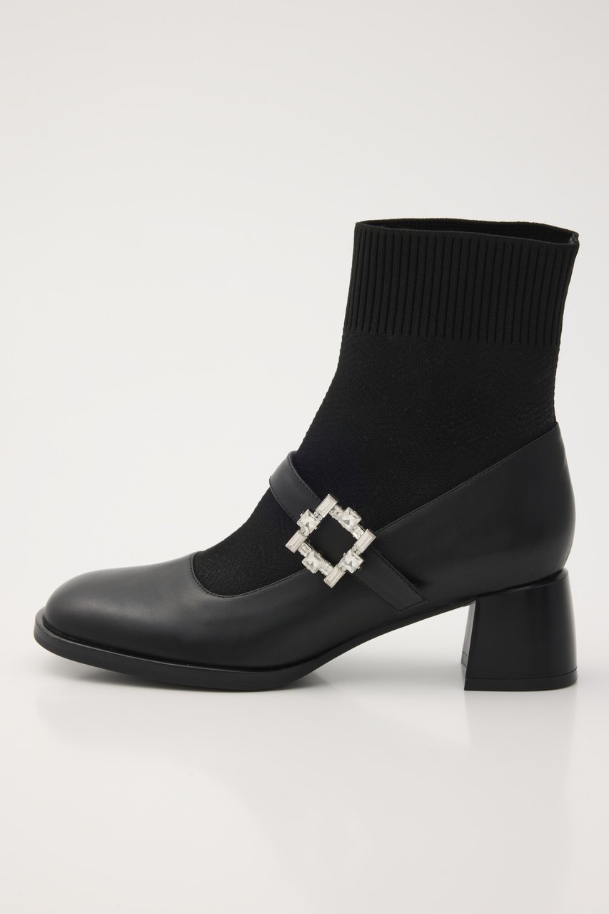 【スタッカート/STACCATO】のリコニットコンビブーツ 人気、トレンドファッション・服の通販 founy(ファニー) 　ファッション　Fashion　レディースファッション　Fashion for Women　ショート　Short, Short Length　ストーン　Stone, Gem-Like　フィット　Fit, Slim Fit　フェミニン　Feminine, Girly　フレア　Flare, Flared　ブロック　Block, Solid Block Pattern　リブニット　Rib Knit, Ribbed Knit　新作・新入荷　New Arrivals / New In　 other-1|ID: prp329100004764763 ipo3291000000034495204