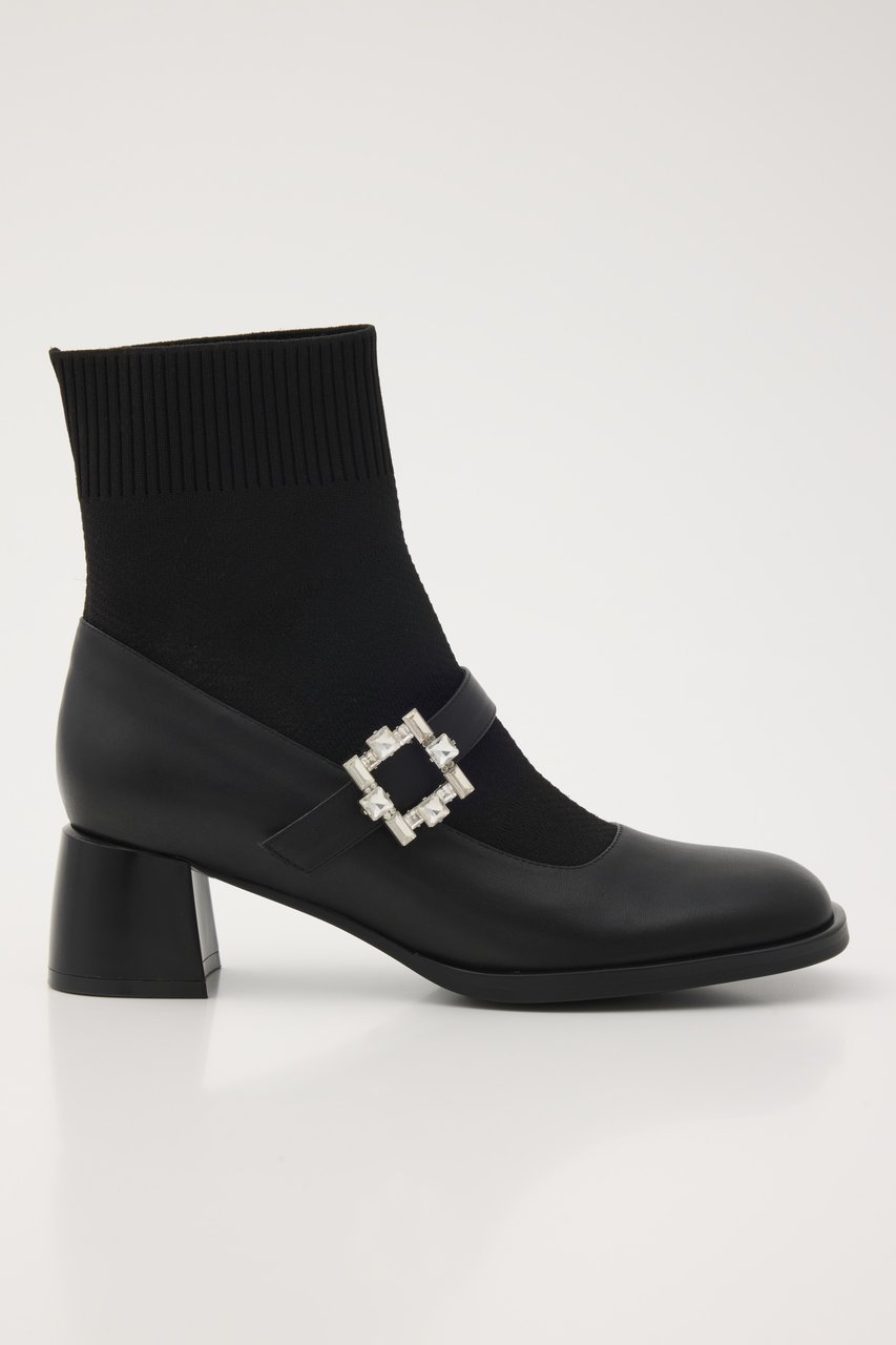 【スタッカート/STACCATO】のリコニットコンビブーツ 人気、トレンドファッション・服の通販 founy(ファニー) 　ファッション　Fashion　レディースファッション　Fashion for Women　ショート　Short, Short Length　ストーン　Stone, Gem-Like　フィット　Fit, Slim Fit　フェミニン　Feminine, Girly　フレア　Flare, Flared　ブロック　Block, Solid Block Pattern　リブニット　Rib Knit, Ribbed Knit　新作・新入荷　New Arrivals / New In　other-4|ID: prp329100004764763 ipo3291000000034495208