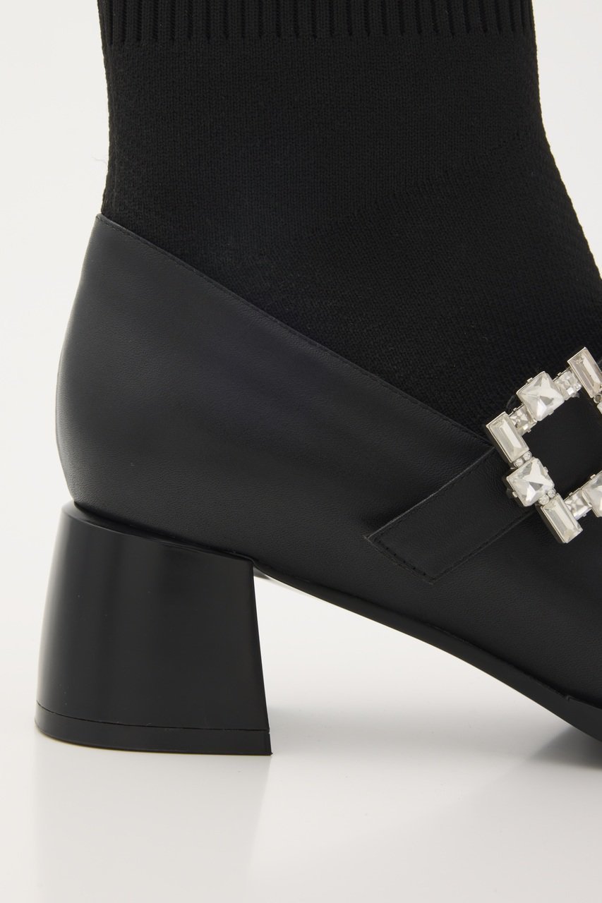 【スタッカート/STACCATO】のリコニットコンビブーツ 人気、トレンドファッション・服の通販 founy(ファニー) 　ファッション　Fashion　レディースファッション　Fashion for Women　ショート　Short, Short Length　ストーン　Stone, Gem-Like　フィット　Fit, Slim Fit　フェミニン　Feminine, Girly　フレア　Flare, Flared　ブロック　Block, Solid Block Pattern　リブニット　Rib Knit, Ribbed Knit　新作・新入荷　New Arrivals / New In　other-6|ID: prp329100004764763 ipo3291000000034495210