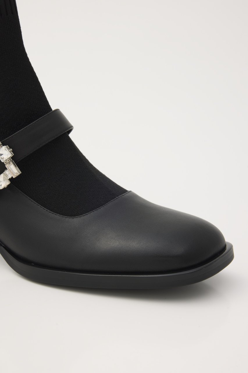 【スタッカート/STACCATO】のリコニットコンビブーツ 人気、トレンドファッション・服の通販 founy(ファニー) 　ファッション　Fashion　レディースファッション　Fashion for Women　ショート　Short, Short Length　ストーン　Stone, Gem-Like　フィット　Fit, Slim Fit　フェミニン　Feminine, Girly　フレア　Flare, Flared　ブロック　Block, Solid Block Pattern　リブニット　Rib Knit, Ribbed Knit　新作・新入荷　New Arrivals / New In　other-7|ID: prp329100004764763 ipo3291000000034495211