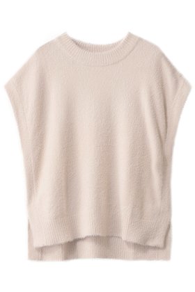 【キッドブルー/KID BLUE】の25シャギーニットベスト 人気、トレンドファッション・服の通販 founy(ファニー) ファッション Fashion レディースファッション Fashion for Women アウター Coat / Outerwear Collection レディースジャケット・軽アウター Jackets ウォーム Warm Fabric カットソー Cut and Sewn Top ジャケット Jacket, Outerwear スリット Slit, Slit Detail ベスト Vest, Waistcoat |ID:prp329100004764767