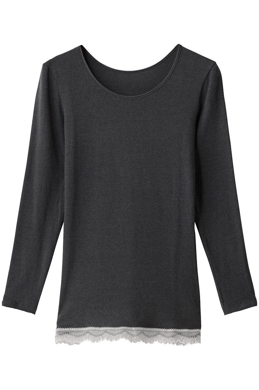 【キッドブルー/KID BLUE】の25起毛ココウール長袖インナー インテリア・キッズ・メンズ・レディースファッション・服の通販 founy(ファニー) ファッション Fashion レディースファッション Fashion for Women 下着・ランジェリー Lingerie & Intimates その他ランジェリー・インナーアイテム Other Lingerie / Intimates お家時間・ステイホーム Stay Home / At Home インナー Innerwear フィット Fit, Slim Fit ランジェリー Lingerie, Intimate Wear リラックス Relax, Relaxed Fit レース Lace, Lace Fabric エレガント 上品 Elegant 冬 Winter / This Winter 新作・新入荷 New Arrivals / New In A/W・秋冬 Autumn/Winter 長袖 Long Sleeve, Full Sleeve 防寒 Cold Protection, Winter-Ready チャコール|ID: prp329100004764773 ipo3291000000034495280