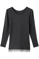 【キッドブルー/KID BLUE】の25起毛ココウール長袖インナー チャコール|ID: prp329100004764773 ipo3291000000036137298