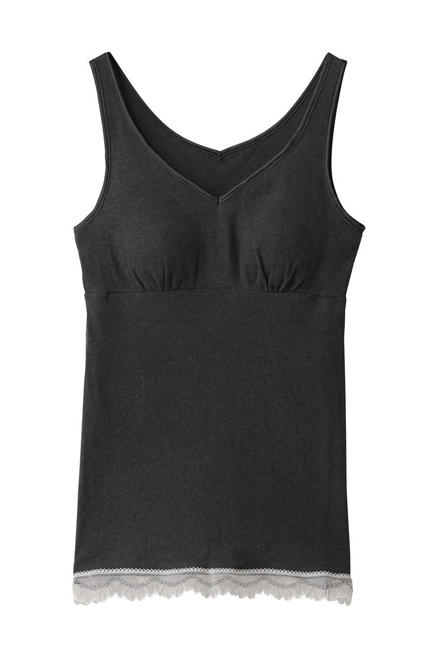 【キッドブルー/KID BLUE】の25起毛ココウールカップ付キャミ インテリア・キッズ・メンズ・レディースファッション・服の通販 founy(ファニー) 　ファッション　Fashion　レディースファッション　Fashion for Women　下着・ランジェリー　Lingerie & Intimates　その他ランジェリー・インナーアイテム　Other Lingerie / Intimates　インナー　Innerwear　キャミ　Camisole, Cami Top　ランジェリー　Lingerie, Intimate Wear　リラックス　Relax, Relaxed Fit　レース　Lace, Lace Fabric　エレガント 上品　Elegant　新作・新入荷　New Arrivals / New In　チャコール|ID: prp329100004764774 ipo3291000000034495288