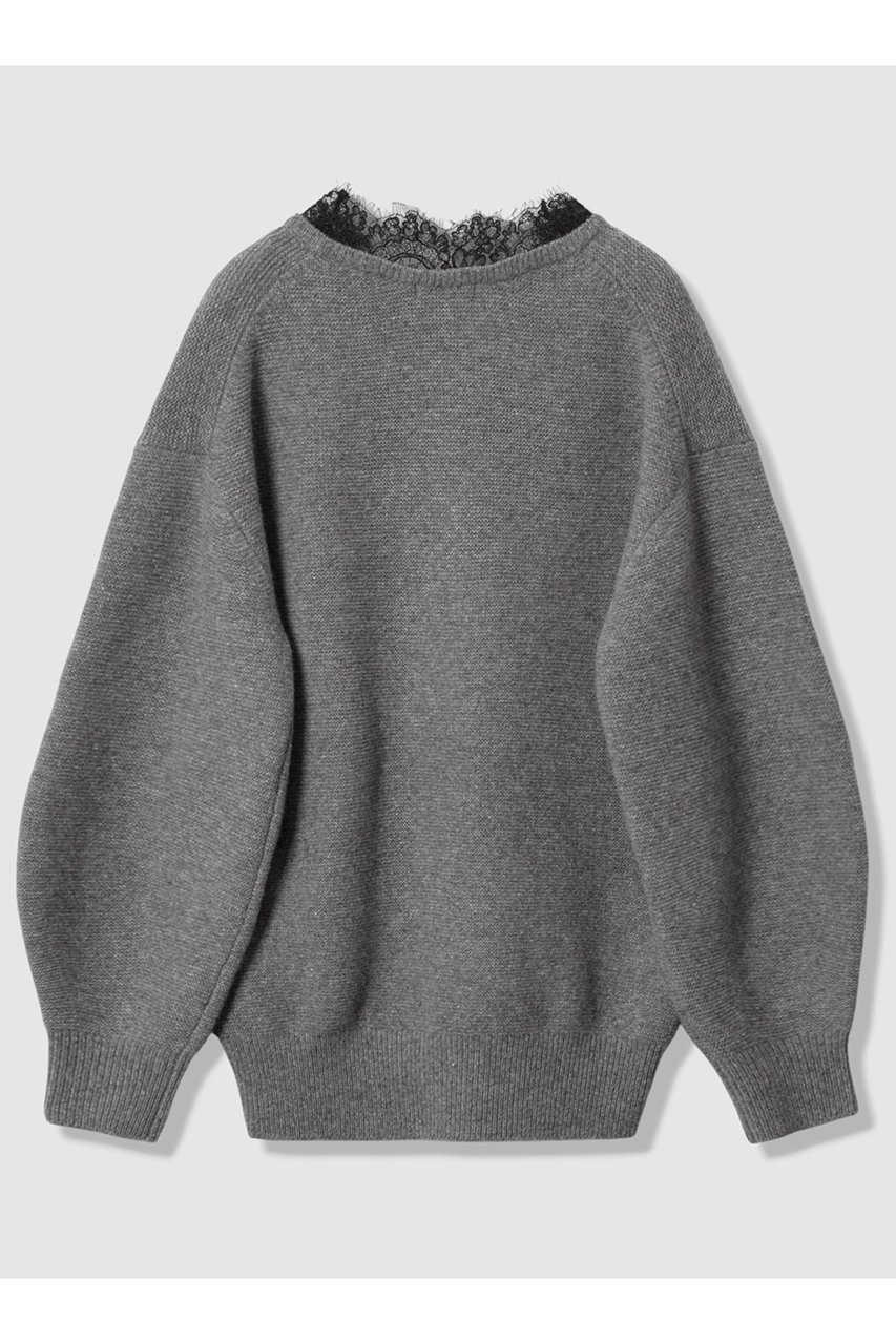 【アルアバイル/allureville】のレースドッキングプルオーバー 人気、トレンドファッション・服の通販 founy(ファニー) 　ファッション　Fashion　レディースファッション　Fashion for Women　トップス・カットソー　Cut & Sew Tops　ニット　Knit Tops & Sweaters　カジュアルプルオーバー・ニットトップス　Pullovers & Knit Tops / Casual Pullovers　2026年　2026　おすすめ　Recommended / Our Picks　タートル　Turtleneck, Turtle Collar　チュール　Tulip, Tulip Motif　レース　Lace, Lace Fabric　夏　Summer　春　Spring　S/S・春夏　SS, Spring/Summer, Warm Season　other-2|ID: prp329100004764775 ipo3291000000035359948