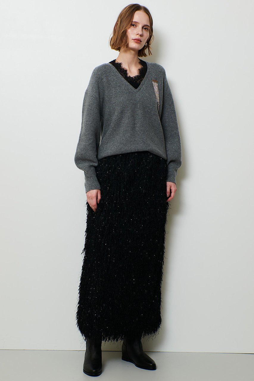 【アルアバイル/allureville】のレースドッキングプルオーバー 人気、トレンドファッション・服の通販 founy(ファニー) 　ファッション　Fashion　レディースファッション　Fashion for Women　トップス・カットソー　Cut & Sew Tops　ニット　Knit Tops & Sweaters　カジュアルプルオーバー・ニットトップス　Pullovers & Knit Tops / Casual Pullovers　2026年　2026　おすすめ　Recommended / Our Picks　タートル　Turtleneck, Turtle Collar　チュール　Tulip, Tulip Motif　レース　Lace, Lace Fabric　夏　Summer　春　Spring　S/S・春夏　SS, Spring/Summer, Warm Season　other-7|ID: prp329100004764775 ipo3291000000035359953