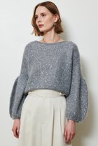 【アルアバイル/allureville】のモヘヤスパンコールプルオーバー グレー|ID: prp329100004764776 ipo3291000000034495306