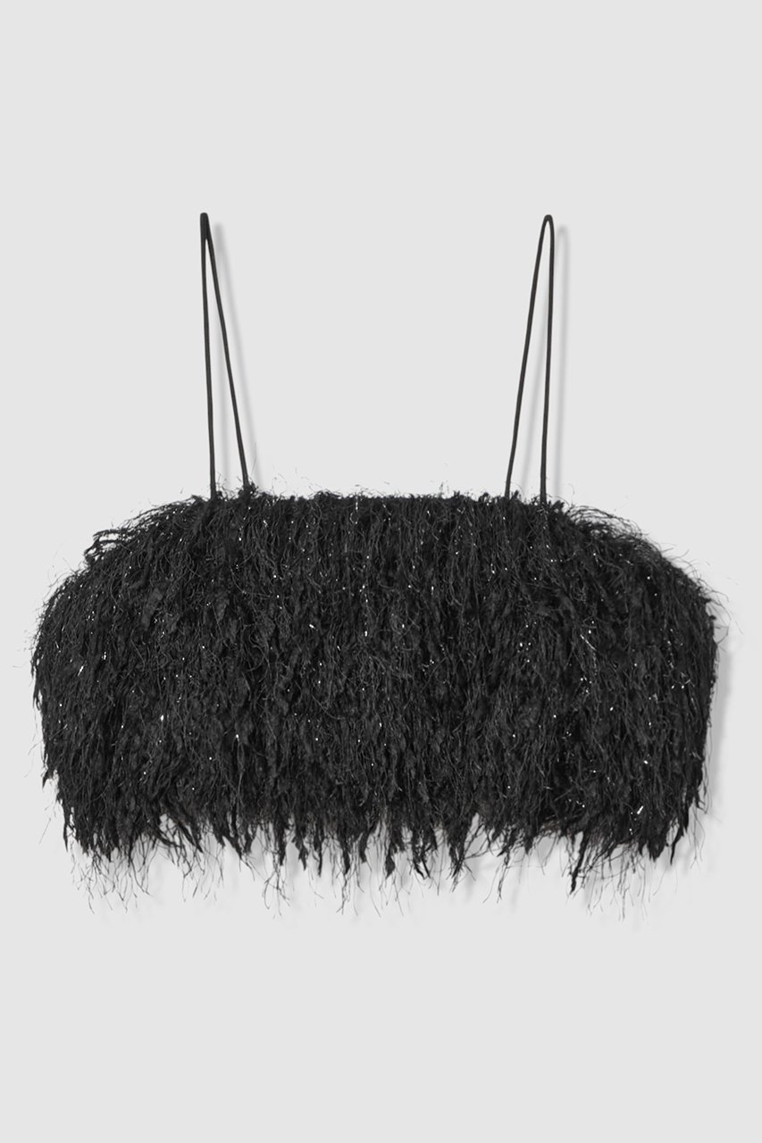 【アルアバイル/allureville】のフェザービスチェ インテリア・キッズ・メンズ・レディースファッション・服の通販 founy(ファニー) ファッション Fashion レディースファッション Fashion for Women トップス・カットソー Cut & Sew Tops キャミソール&ノースリーブ Camisoles & Sleeveless Tops シャツ・ブラウス・オフィスカジュアル Elegant Blouses & Button-Ups ビスチェ Bustiers & Corset Tops / Layered Bustier Style 2025年 2025 2025-2026秋冬・A/W Autumn/Winter 2025–26 AW25–26 インナー Innerwear シンプル Simple, Minimal タートルネック Turtleneck, High Neck デニム Denim, Jeans Material ノースリーブ Sleeveless, No-Sleeve パーティ Party, Party Style エレガント 上品 Elegant 冬 Winter / This Winter A/W・秋冬 Autumn/Winter ブラック|ID: prp329100004764779 ipo3291000000034495329