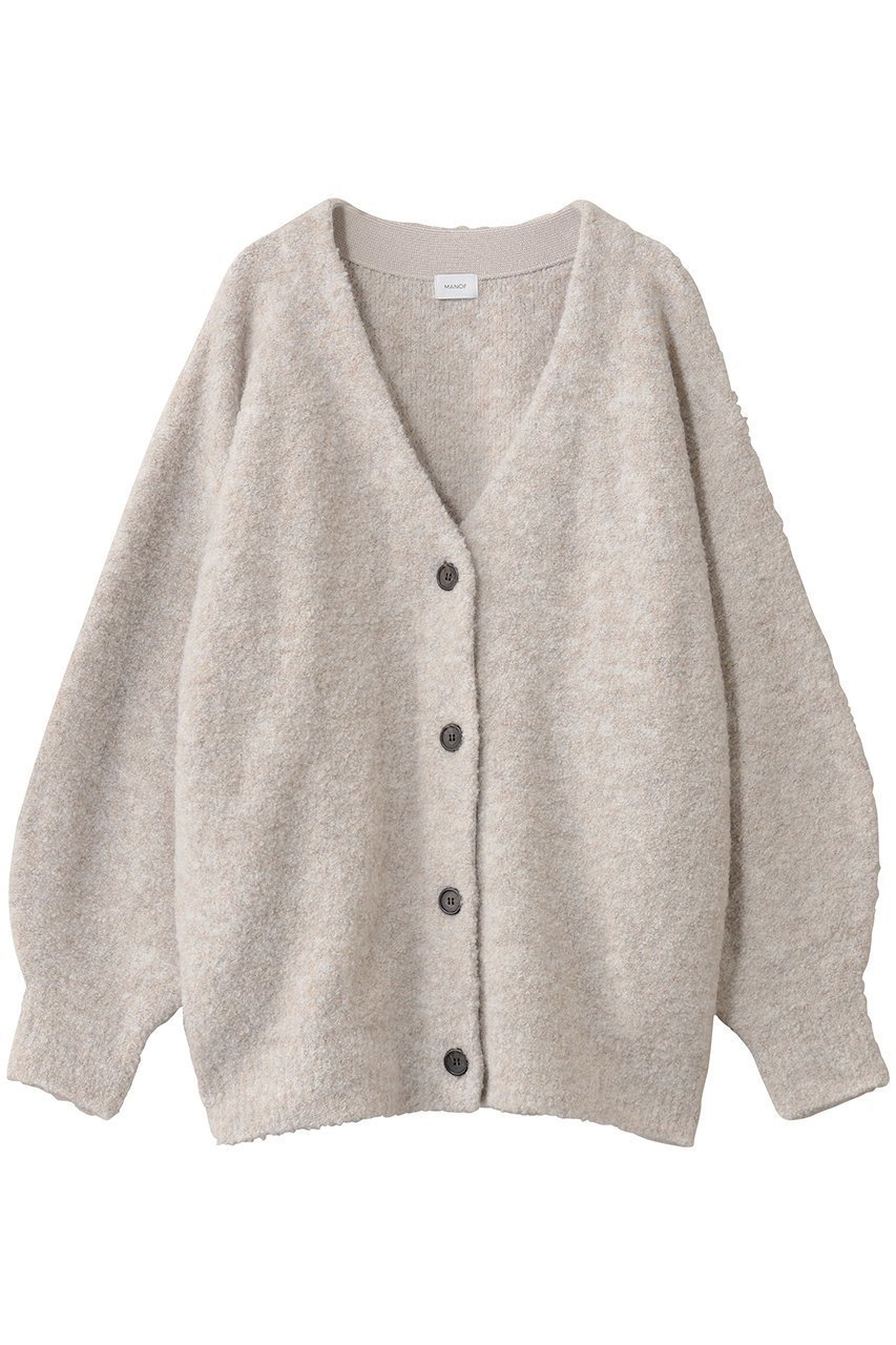 【マノフ/MANOF】のMIX BOUCLE KNIT CARDIGAN 人気、トレンドファッション・服の通販 founy(ファニー) ファッション Fashion レディースファッション Fashion for Women トップス・カットソー Cut & Sew Tops ニット Knit Tops & Sweaters カーディガン・羽織り Layered Style Cardigans おすすめ Recommended / Our Picks カーディガン Cardigan, Knitwear トレンド Trend, Trending Now ミックス Mix, Mixed Style ルーズ Loose, Oversized ワイド Wide, Wide Fit 冬 Winter / This Winter 新作・新入荷 New Arrivals / New In 秋 Autumn other-1|ID: prp329100004765852 ipo3291000000034504594