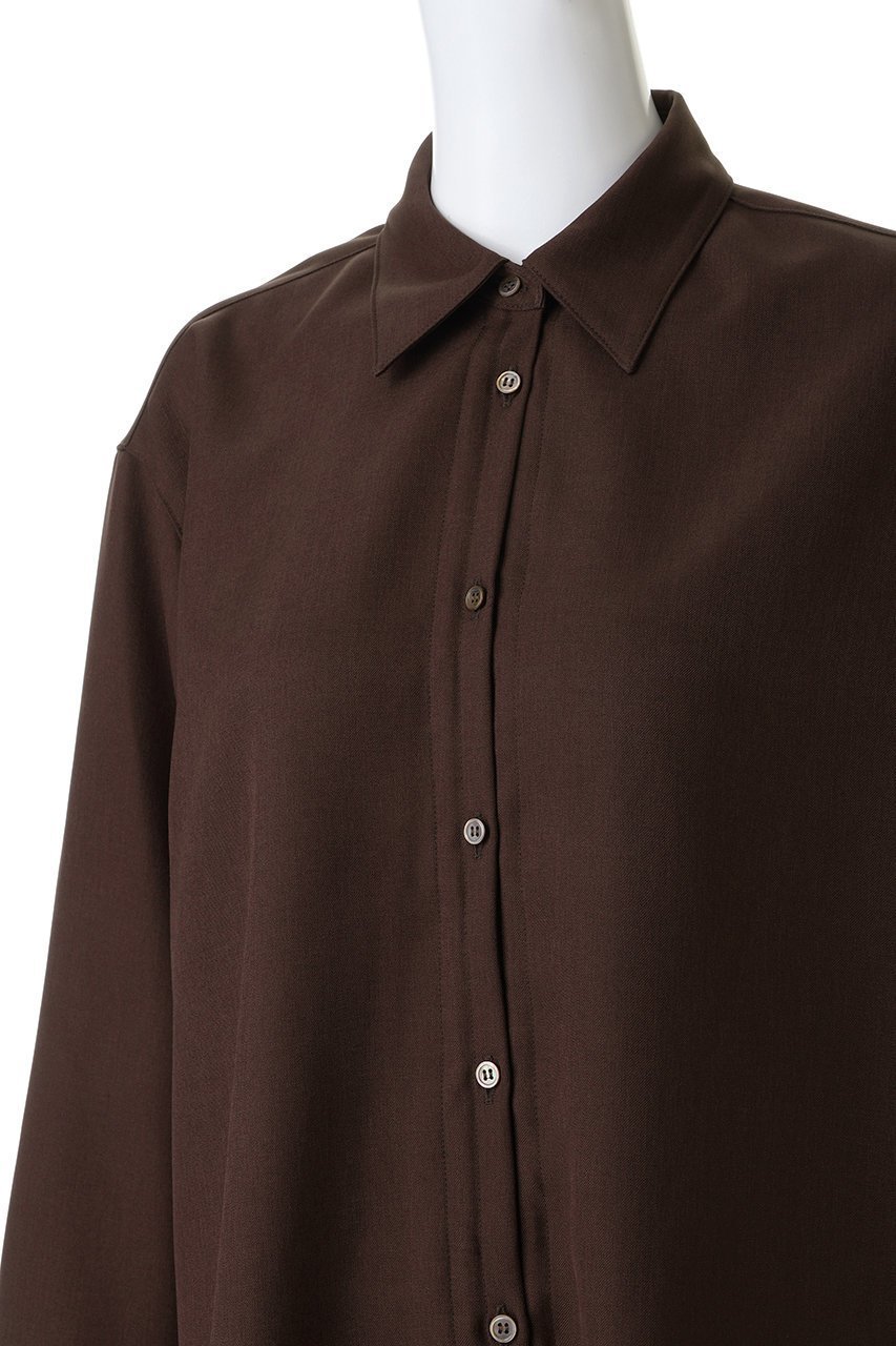 【ミディウミソリッド/MIDIUMISOLID】のdrawstring shirt シャツ 人気、トレンドファッション・服の通販 founy(ファニー) ファッション Fashion レディースファッション Fashion for Women トップス・カットソー Cut & Sew Tops シャツ・ブラウス・オフィスカジュアル Elegant Blouses & Button-Ups スラックス Slacks, Dress Pants スリーブ Sleeve, Long Sleeve / Short Sleeve デニム Denim, Jeans Material ドレープ Drape, Draping Fabric ベーシック Basic, Essential ロング Long, Long-Length 新作・新入荷 New Arrivals / New In other-5|ID: prp329100004765854 ipo3291000000034504617