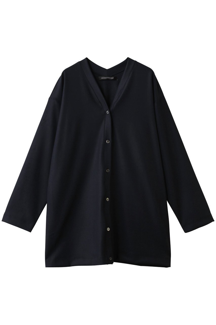 【ミズイロ インド/mizuiro ind】のVネックカーディガン インテリア・キッズ・メンズ・レディースファッション・服の通販 founy(ファニー) 　ファッション　Fashion　レディースファッション　Fashion for Women　トップス・カットソー　Cut & Sew Tops　ニット　Knit Tops & Sweaters　カーディガン・羽織り　Layered Style Cardigans　Vネックトップス　V-Neck Tops / V-Cut Neckline Shirts　カーディガン　Cardigan, Knitwear　シンプル　Simple, Minimal　バランス　Balance, Style Balance　navy|ID: prp329100004765856 ipo3291000000035680733