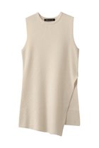【ミズイロ インド/mizuiro ind】のside slit rib vest ベスト ivory|ID: prp329100004765858 ipo3291000000034504644