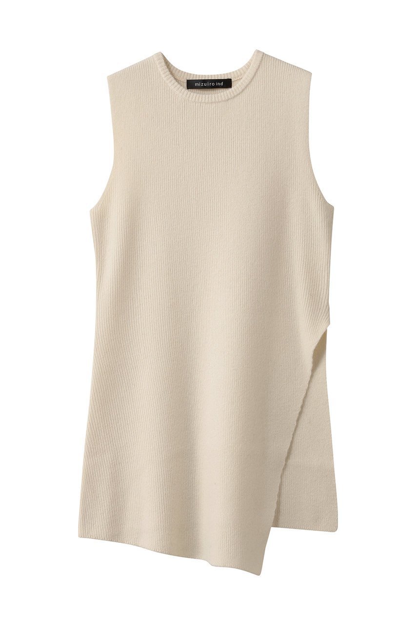 【ミズイロ インド/mizuiro ind】のside slit rib vest ベスト インテリア・キッズ・メンズ・レディースファッション・服の通販 founy(ファニー) ファッション Fashion レディースファッション Fashion for Women トップス・カットソー Cut & Sew Tops ニット Knit Tops & Sweaters ベスト&ジレ / 重ね着スタイル Vests & Gilets カジュアルプルオーバー・ニットトップス Pullovers & Knit Tops / Casual Pullovers インナー Innerwear シンプル Simple, Minimal スリット Slit, Slit Detail ベスト Vest, Waistcoat 新作・新入荷 New Arrivals / New In ivory|ID: prp329100004765858 ipo3291000000034504644