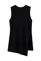 【ミズイロ インド/mizuiro ind】のside slit rib vest ベスト black|ID: prp329100004765858 ipo3291000000034504646