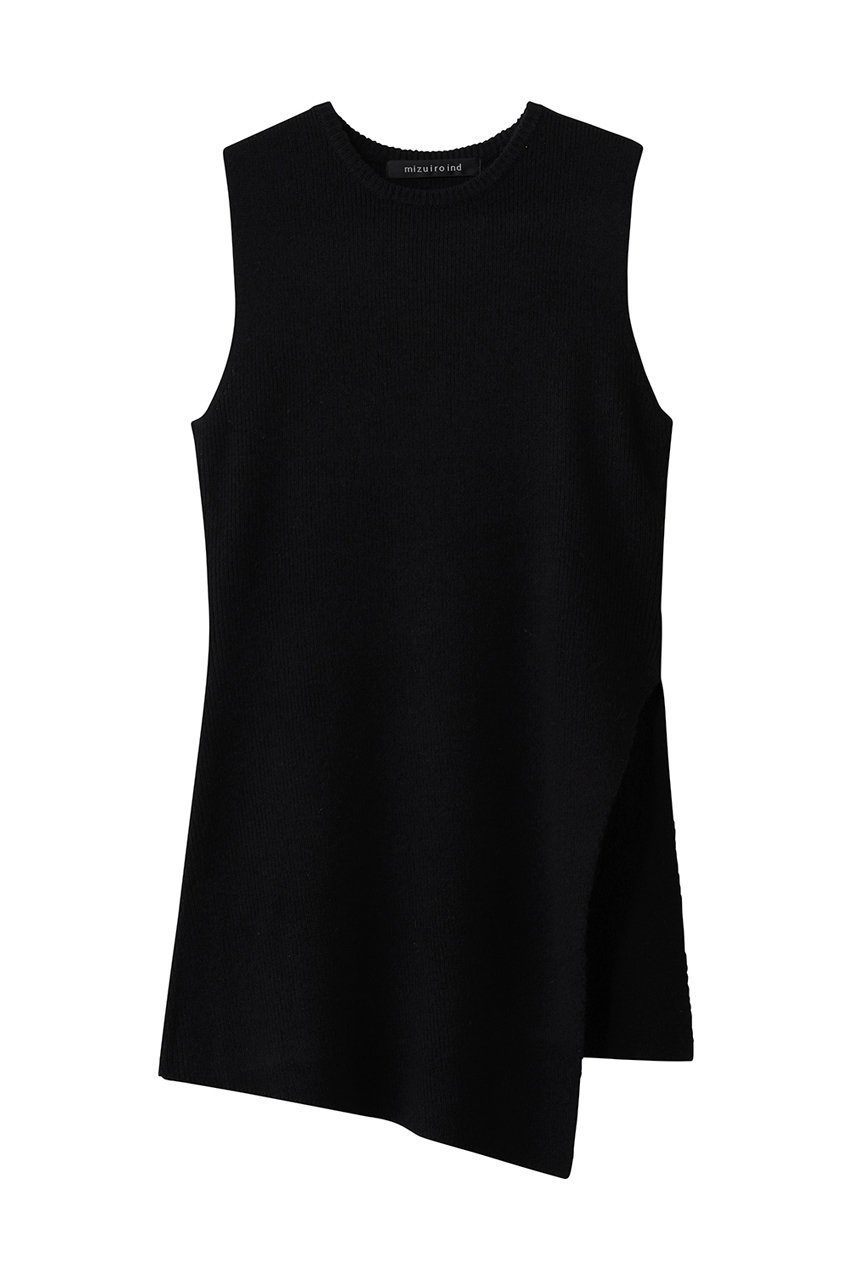 【ミズイロ インド/mizuiro ind】のside slit rib vest ベスト インテリア・キッズ・メンズ・レディースファッション・服の通販 founy(ファニー) ファッション Fashion レディースファッション Fashion for Women トップス・カットソー Cut & Sew Tops ニット Knit Tops & Sweaters ベスト&ジレ / 重ね着スタイル Vests & Gilets カジュアルプルオーバー・ニットトップス Pullovers & Knit Tops / Casual Pullovers インナー Innerwear シンプル Simple, Minimal スリット Slit, Slit Detail ベスト Vest, Waistcoat 新作・新入荷 New Arrivals / New In black|ID: prp329100004765858 ipo3291000000034504646