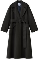 【ランバン オン ブルー/LANVIN en Bleu】のウールリバーフレアコート チャコールグレー|ID: prp329100004765859 ipo3291000000034504655