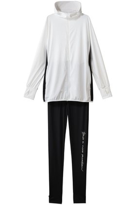 【レイール/Reir】 【San-ai Resort】【UPF50+】つば付きラッシュ・レギンスセット人気、トレンドファッション・服の通販 founy(ファニー) ファッション Fashion レディースファッション Fashion for Women パンツ Pants & Trousers レギンス Leggings & Stretch Pants スポーツウェア Functional & Stylish Sportswear スポーツ トップス Athletic Tops / Workout Tops / Training Shirts 2025年 2025 2025-2026秋冬・A/W Autumn/Winter 2025–26 AW25–26 なめらか Smooth, Silky Texture ストレッチ Stretch, Stretchy Fabric スポーツ Sports, Activewear パーカー Hoodie, Parka メッシュ Mesh, Net Fabric リラックス Relax, Relaxed Fit レギンス Leggings, Stretch Pants A/W・秋冬 Autumn/Winter |ID:prp329100004765860