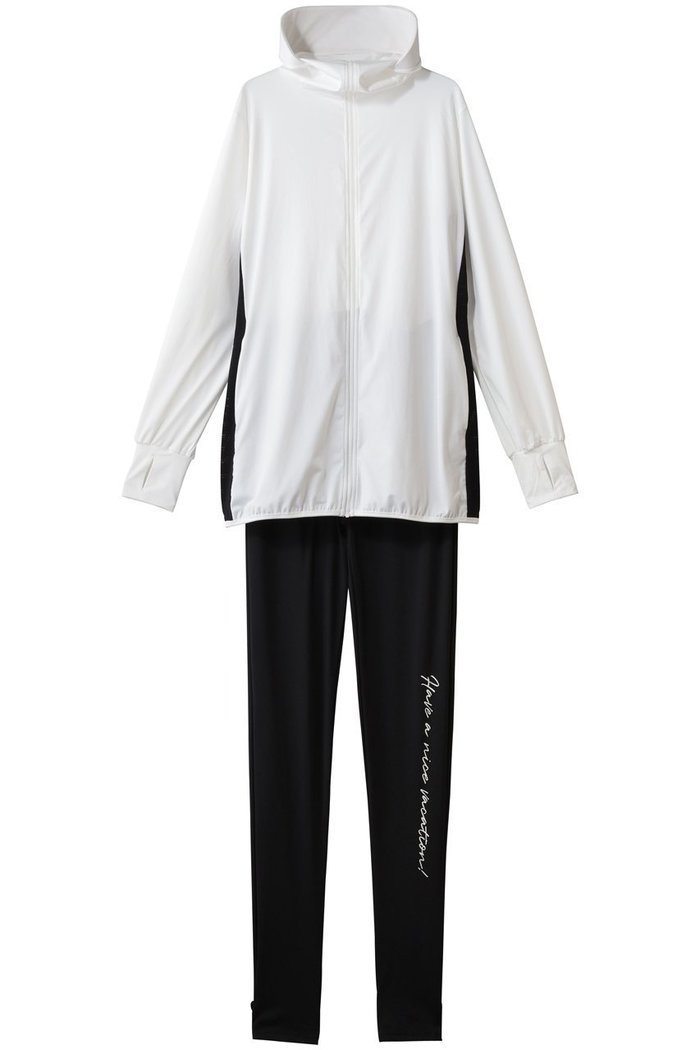 【レイール/Reir】の【San-ai Resort】【UPF50+】つば付きラッシュ・レギンスセット インテリア・キッズ・メンズ・レディースファッション・服の通販 founy(ファニー) https://founy.com/ ファッション Fashion レディースファッション Fashion for Women パンツ Pants & Trousers レギンス Leggings & Stretch Pants スポーツウェア Functional & Stylish Sportswear スポーツ トップス Athletic Tops / Workout Tops / Training Shirts 2025年 2025 2025-2026秋冬・A/W Autumn/Winter 2025–26 AW25–26 なめらか Smooth, Silky Texture ストレッチ Stretch, Stretchy Fabric スポーツ Sports, Activewear パーカー Hoodie, Parka メッシュ Mesh, Net Fabric リラックス Relax, Relaxed Fit レギンス Leggings, Stretch Pants A/W・秋冬 Autumn/Winter |ID: prp329100004765860 ipo3291000000034504663